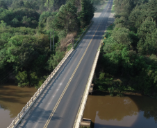 PR-151 entre Ponta Grossa e o trevo da PR-438