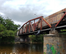 Reforma da Ponte metálica em Porto de Cima