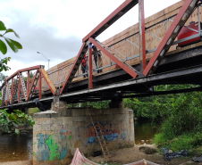 Reforma da Ponte metálica em Porto de Cima