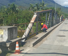 Reforma da Ponte metálica em Porto de Cima