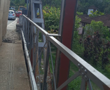 Reforma da Ponte metálica em Porto de Cima