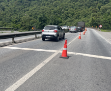 Serviços na BR-277 em 05/01/23