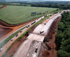 Nova trincheira da BR-277 em Cascavel