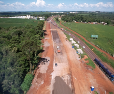 Nova trincheira da BR-277 em Cascavel
