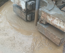 Serviços no km 7