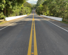 Ponte Rio Barra Grande PR-090 no limite entre Curiúva e Sapopema