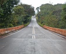Ponte Rio Claro PR-558 no limite entre Araruna e Peabiru