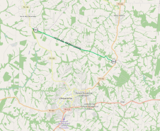 PR-682 mapa do trecho
