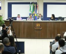 Audiência pública sobre nova contratação do ferry boat de Guaratuba.
