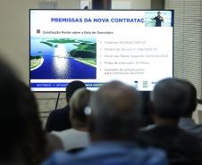 Audiência pública sobre nova contratação do ferry boat de Guaratuba.