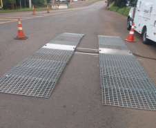 Balanças rodoviárias em rodovia estadual