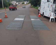 Balanças rodoviárias em rodovia estadual