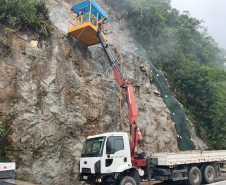 BR-277 serviços de contenção no km 41
