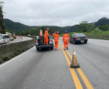 BR-277 serviços de contenção no km 41