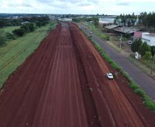 Perimetral - Terraplanagem linha Geral, estaca 550