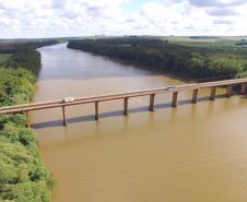 Ponte Rio Ivaí no limite entre Paraíso do Norte e Rondon (PR-492)