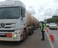 Balança rodoviária na PRC-466 em Guarapuava