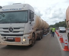 Balança rodoviária na PRC-466 em Guarapuava