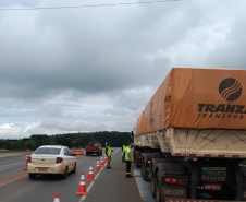 Balança rodoviária na PRC-466 em Guarapuava
