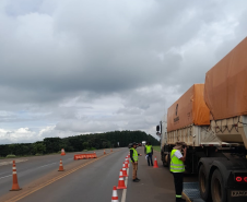 Balança rodoviária na PRC-466 em Guarapuava