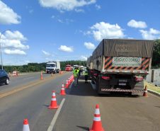 Balança rodoviária na PRC-466 em Guarapuava