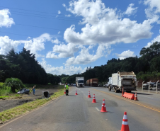 Balança rodoviária na PRC-466 em Guarapuava