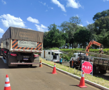 Balança rodoviária na PRC-466 em Guarapuava