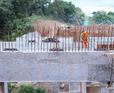 Nova ponte na duplicação da Rodovia dos Minérios, entre Curitiba e Almirante Tamandaré