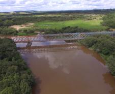 Ponte do Rio da Várzea entre a Lapa e Campo do Tenente