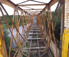 Ponte do Rio da Várzea entre a Lapa e Campo do Tenente