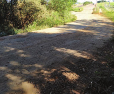 Ponte atual sobre o Ribeirão Pinguim