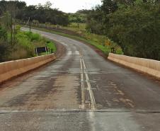 Ponte Rio Santa Quitéria PR-585 no limite entre Ouro Verde do Oeste, São Pedro do Iguaçu e Toledo