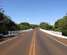 Ponte Rio Verde PR-239 no limite entre Assis Chateaubriand e Jesuítas
