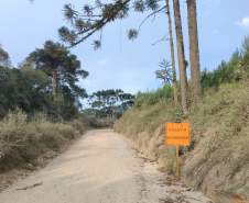 Início dos serviços de recuperação da PR-092, em Doutor Ulysses