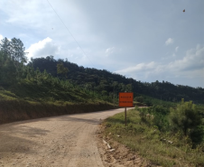 Início dos serviços de recuperação da PR-092, em Doutor Ulysses