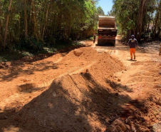 Serviços de conservação de via não pavimentada na PR-511