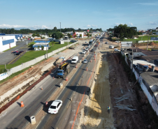 Viaduto do Bradesco - trecho em obras