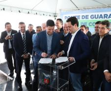 Evento de anúncio do edital da Ponte de Guaratuba
