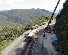 Obras no km 41 da BR-277