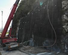 Obras no km 41 da BR-277
