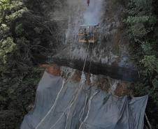Obras no km 41 da BR-277