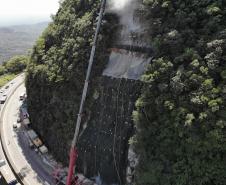 Obras no km 41 da BR-277