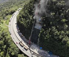 Obras no km 41 da BR-277
