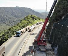 Obras no km 41 da BR-277