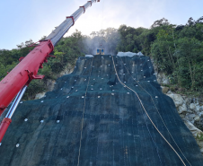 Obras no km 41 da BR-277