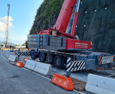 Obras no km 41 da BR-277