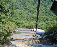 Obras no km 41 da BR-277