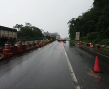 BR-277 reorganização de sinalização