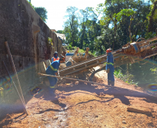 Obras na Estrada da Graciosa