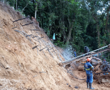 Obras na Estrada da Graciosa